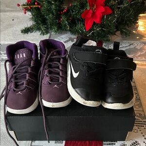 Jordan Kids Sneakers in Purple and Black